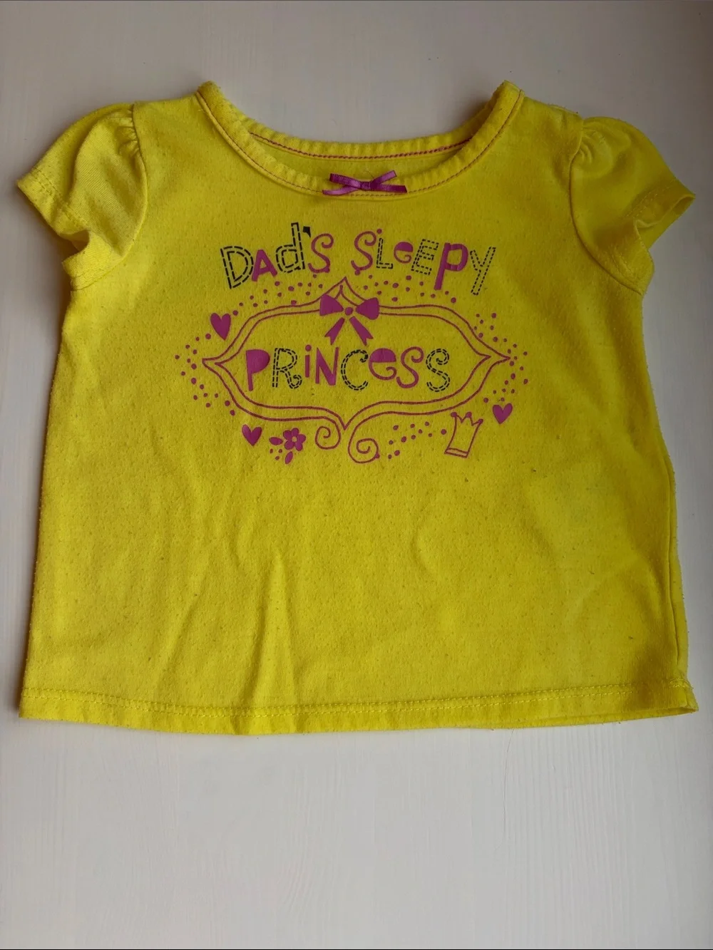 Wonderkids Yellow Top & Pink Heart-Print Pajama Set